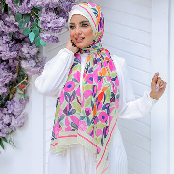 Chiffon Hijab -Printed