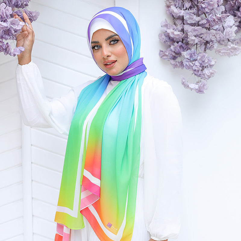 Chiffon Hijab -Printed
