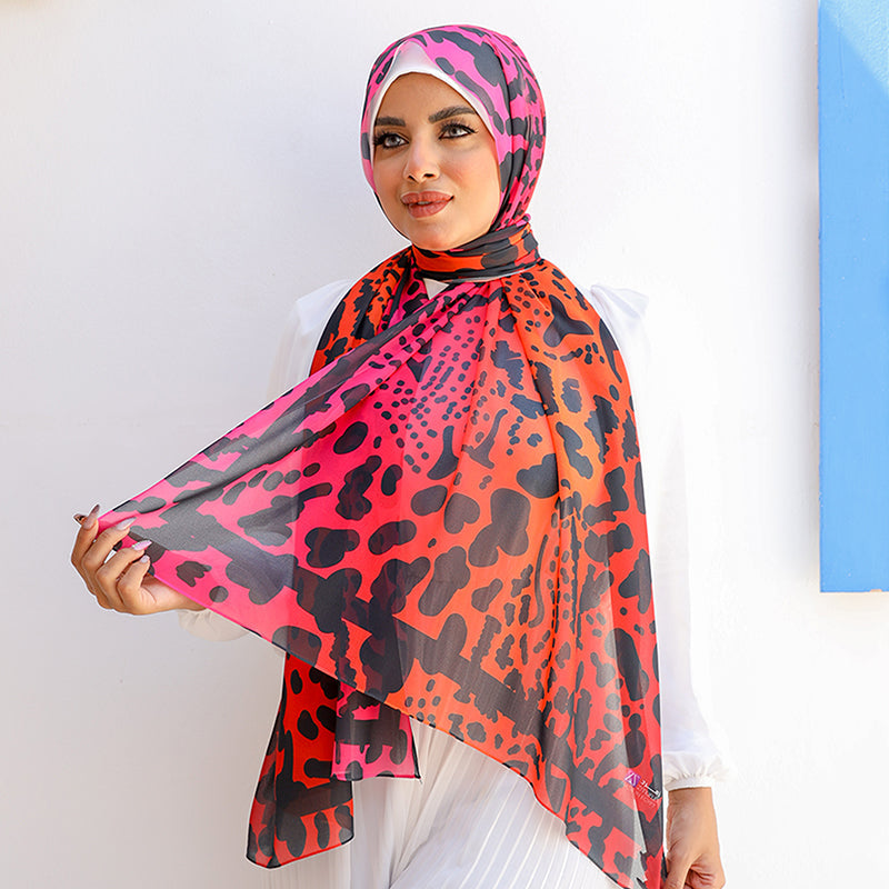 Chiffon Hijab -Printed