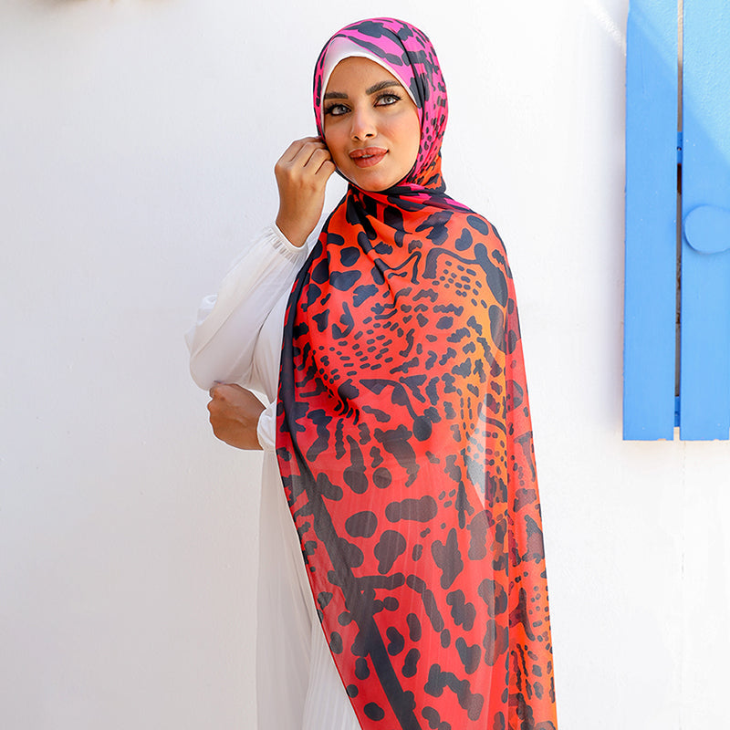 Chiffon Hijab -Printed