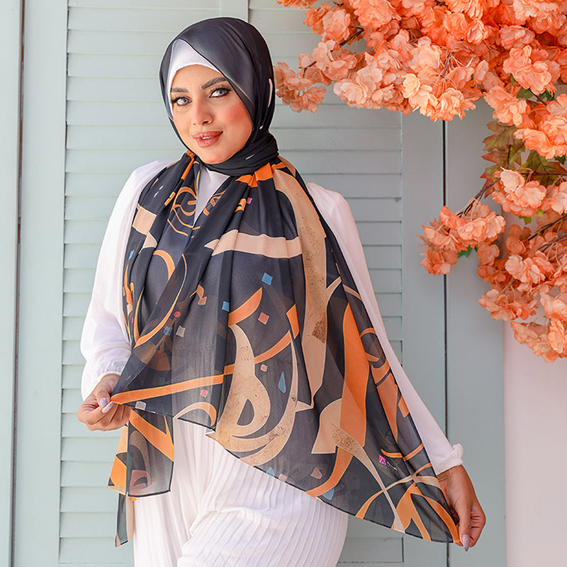 Chiffon Hijab -Printed