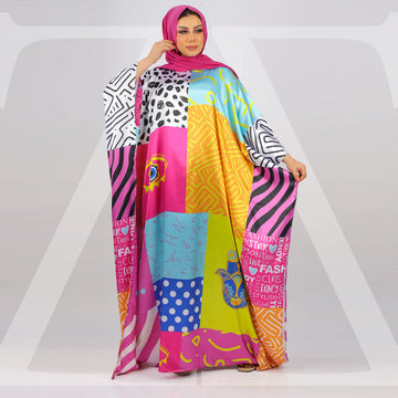  چلابية دبي حرير ستان   - مطبوع